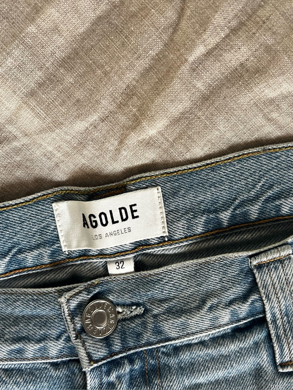 Agolde Emery Wide Leg Organic Cotton Utility Jeans